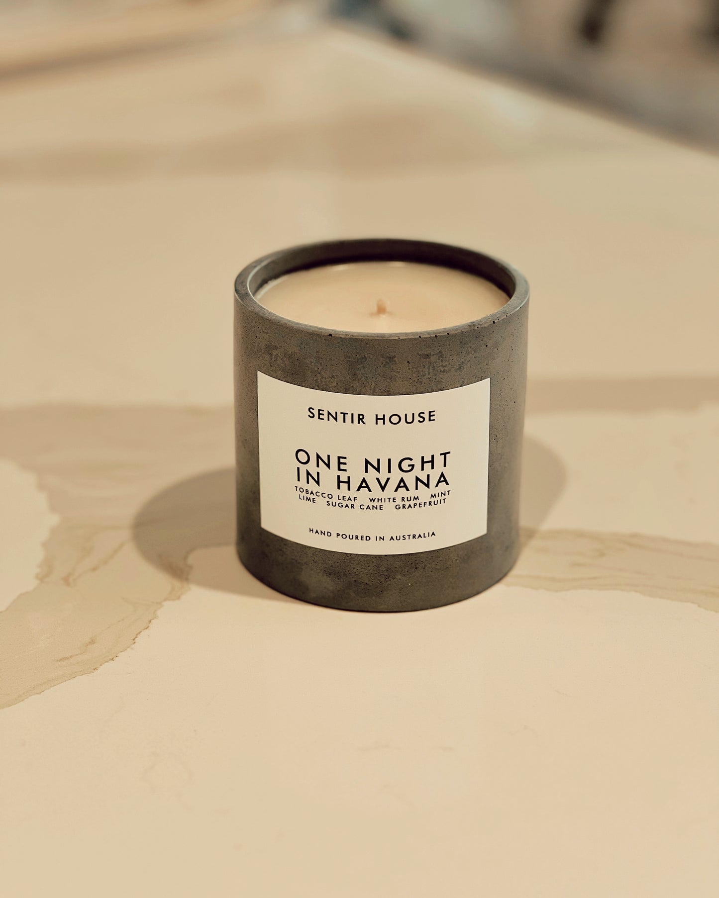 One night in havana scented candle